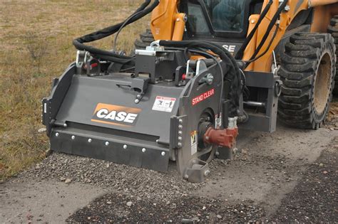 how to operate a case skid steer with milling attachment|skid steer asphalt grinder attachment.